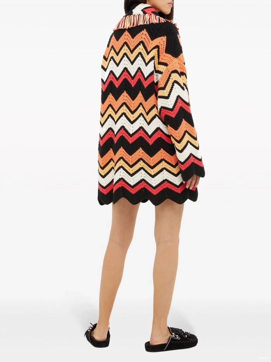 Cheap Women Kaleidoscopic cardigan knit chevron Alanui 0728